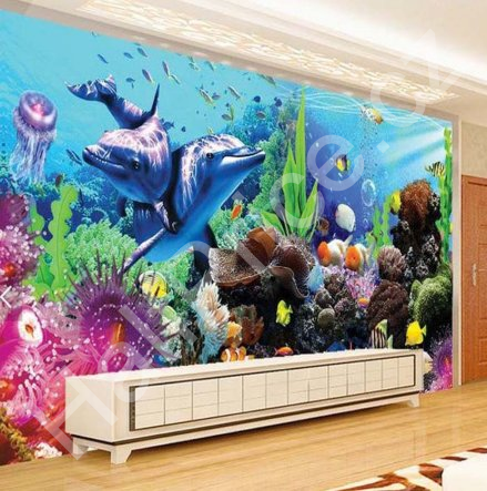 Tapeta 3D Městečko (1)