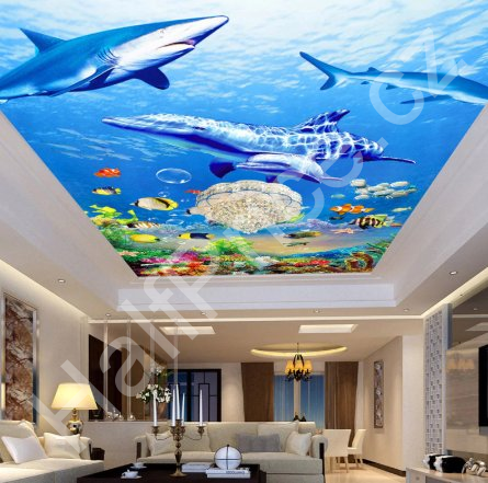 Tapeta 3D Delfíni II. (1)