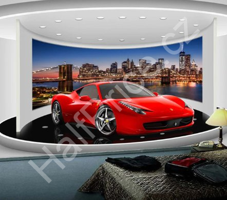 Tapeta 3D Sportovní auto (1)