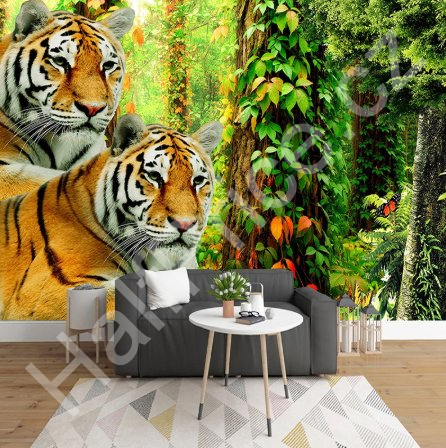 Tapeta 3D Tiger (1)