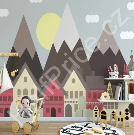 Tapeta 3D Wall Mural Street (1)