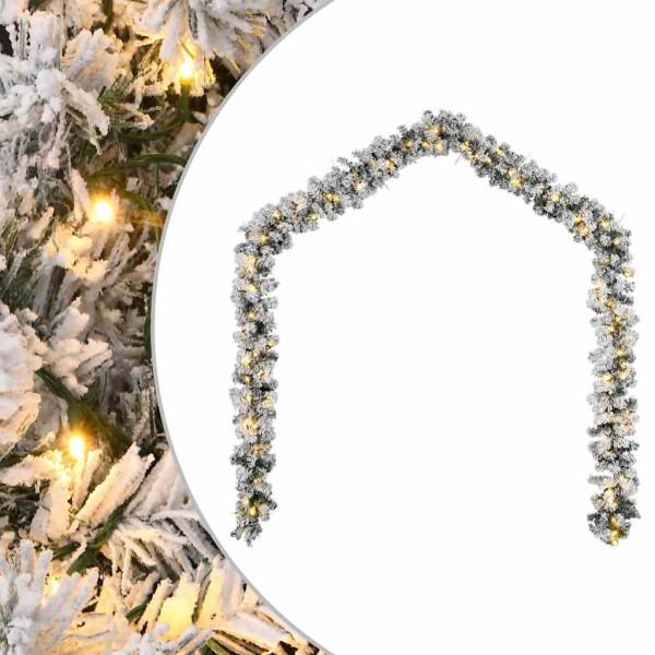 OMAXI Vánoční girlanda s LED diodami zelená 20 m PVC 415226