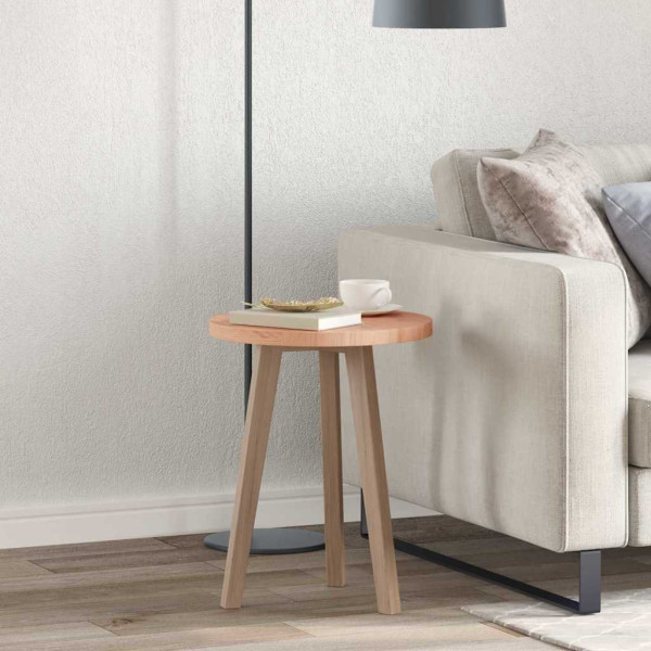 OMAXI Deska stolu Světle hnědá Ø 40 x 2.5 cm Pevné dubové dřevo 788559