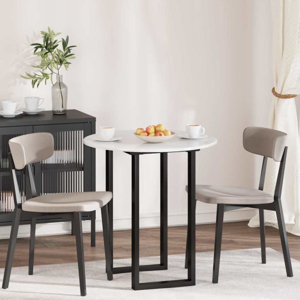 OMAXI Deska stolu Bílá s vysokým leskem 70 x 70 x 1.5 cm 936141