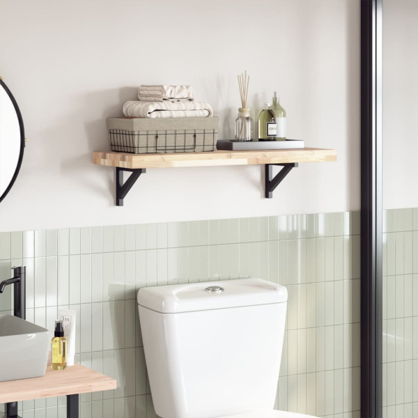 OMAXI Stolní deska 80 x 30 x 4 cm obdélníková masivní akáciové dřevo 662164