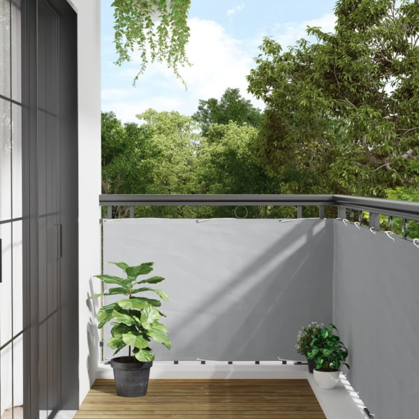 OMAXI Balkonová zástěna šedá 600 x 90 cm PVC 877955