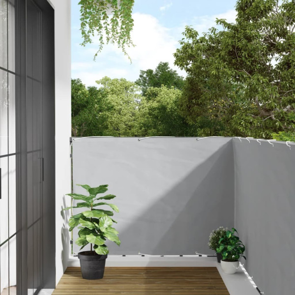 OMAXI Balkonová zástěna šedá 400 x 120 cm PVC 878426