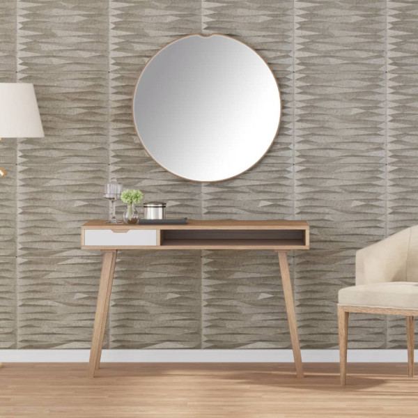 OMAXI Nástěnné panely 12 ks betonové 50 x 50 cm XPS 12 m² kámen 547569