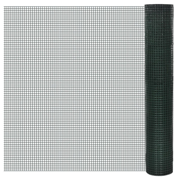 OMAXI Pletivo ke kurníku pozinkované PVC vrstva 10 x 1 m zelené 852698
