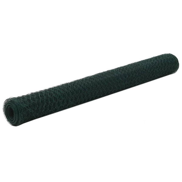 OMAXI Pletivo ke kurníku ocel PVC vrstva 25 x 1,2 m zelené 624554