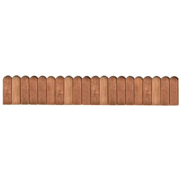 OMAXI Trávníkový lem hnědý 120 cm impregnované borové dřevo 853628