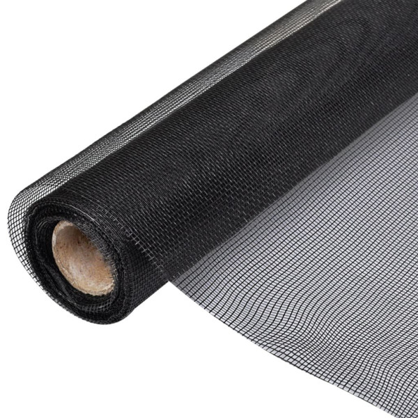 OMAXI Síť proti hmyzu sklolaminát 100 x 500 cm černá 880660
