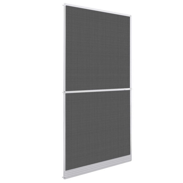 OMAXI Dveřní síť proti hmyzu s panty bílý rám 100 x 215 cm 914525