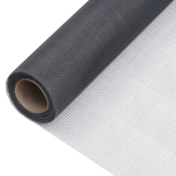 OMAXI Síť proti hmyzu sklolaminát 80 x 1000 cm šedá 363225