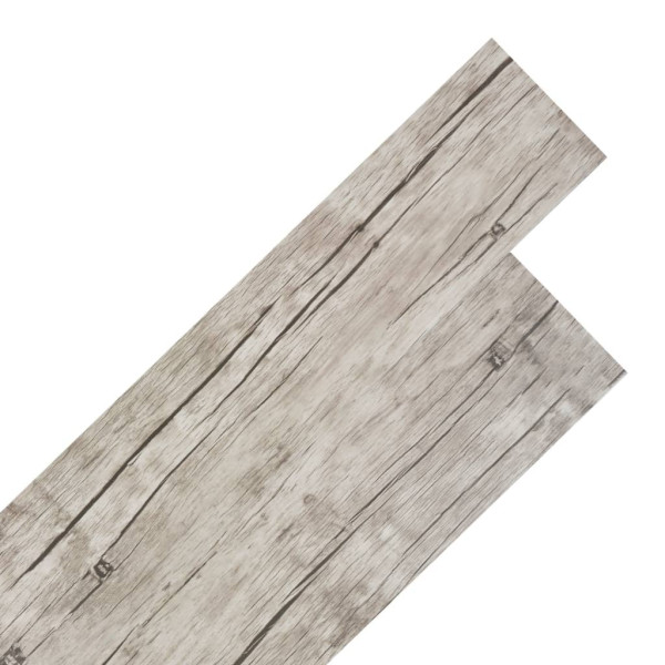 OMAXI Samolepící podlahová krytina PVC 5,02 m² 2 mm dub bělený 567554