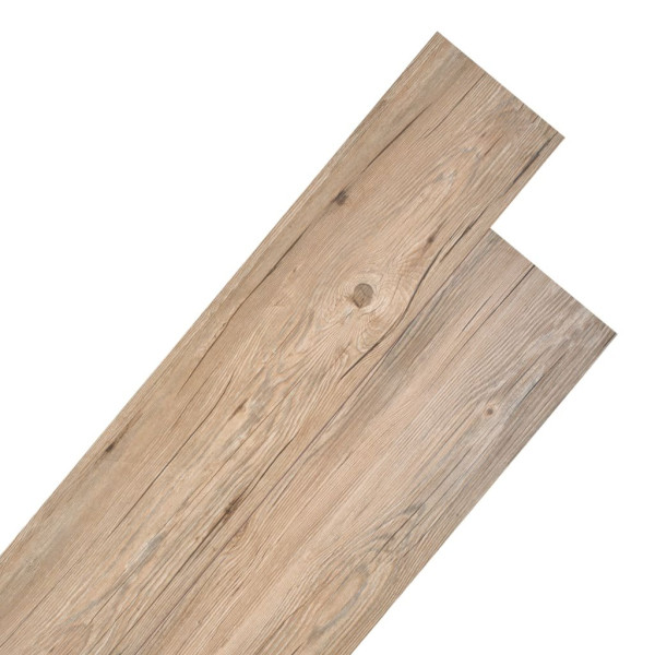 OMAXI Nesamolepicí PVC podlahová prkna 5,26 m² 2 mm dub hnědý 567493