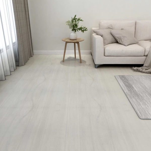 OMAXI Samolepicí podlahové desky 55 ks PVC 5,11 m² krémové 082560