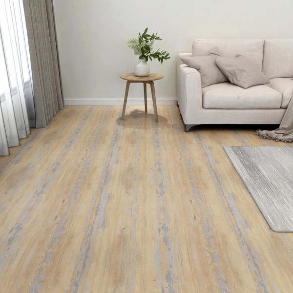 OMAXI Samolepicí podlahové desky 20 ks PVC 1,86 m² hnědé 435212