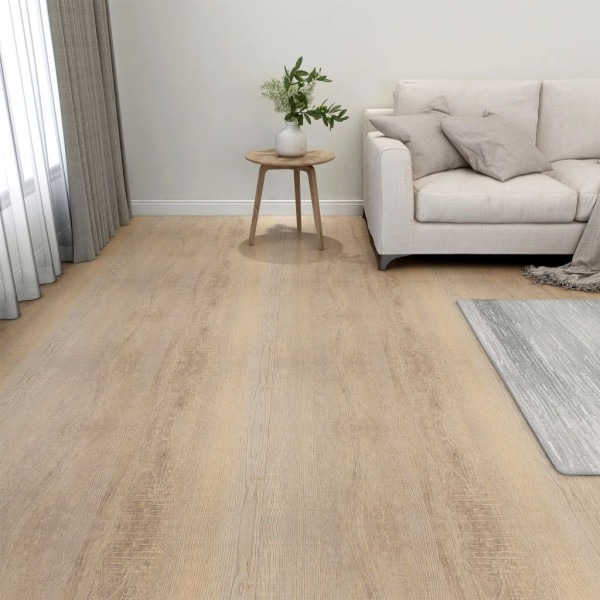 OMAXI Samolepicí podlahové desky 20 ks PVC 1,86 m² hnědé 435335