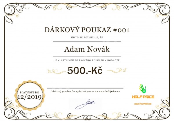 Dárkový poukaz (1)
