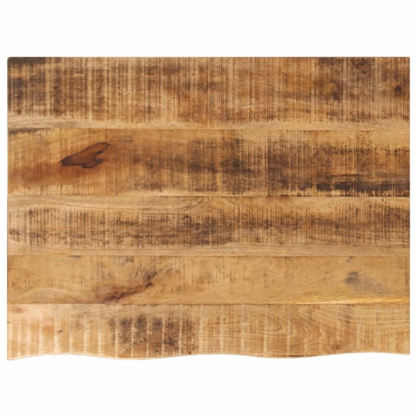 OMAXI Stolní deska 70x60x2,5 cm živá hrana hrubé mangovníkové dřevo 090828
