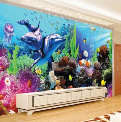 Solution Media 3D tapeta -  Dva Delfíni MU756