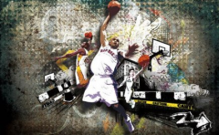 Melin 3D tapeta -  Basketbal MU219G