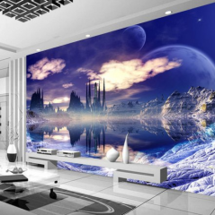 Solution Media 3D tapeta -  Zámek v mlze MU1353