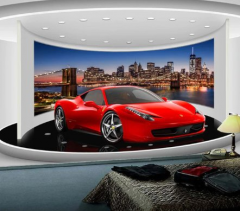 Solution Media 3D tapeta -  Sportovní auto MU794B