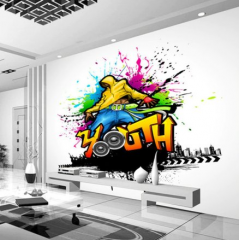 Melin 3D tapeta - Art graffiti MU442