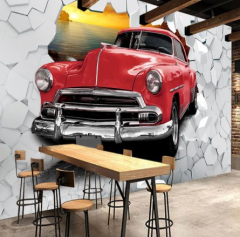 Solution Media 3D tapeta - Retro auta MU1440