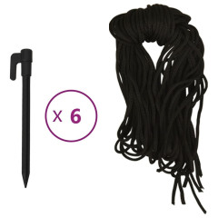 OMAXI Vánoční nafukovací Santa a sobi s LED diodami 145 cm 157137