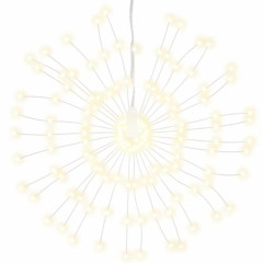 OMAXI Vánoční hvězdicová světla 4 ks 140 teple bílých LED diod 17 cm 435127