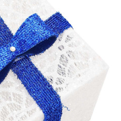 OMAXI Svítící vánoční dárky 3 ks 64 teple bílých LED 435363