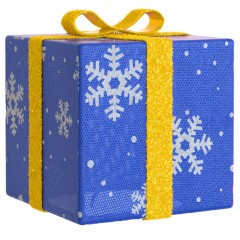 OMAXI Svítící vánoční dárky 3 ks 64 teple bílých LED 435370