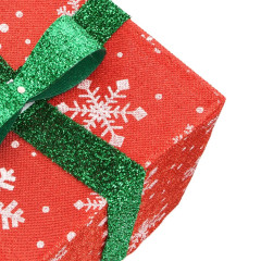 OMAXI Svítící vánoční dárky 3 ks 64 teple bílých LED 435370