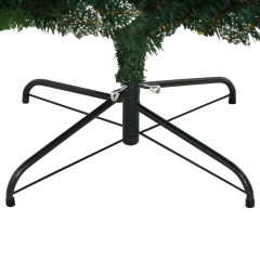 OMAXI Umělý sklápěcí vánoční stromek s červenými bobulemi 210 cm 442552