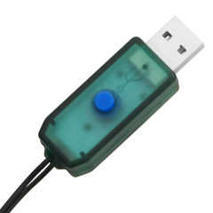 OMAXI Umělý vánoční stromek s LED osvětlením zasněžený 30 LED 60 cm 443108