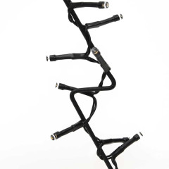 OMAXI Vánoční světelné dekorace s hroty 3ks Stromek 50 LED diod 30 cm 118287