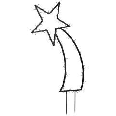 OMAXI Vánoční světelná dekorace s hroty Kometa 115 LED diod 89 cm 118294