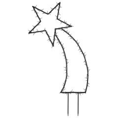 OMAXI Vánoční světelná dekorace s hroty Kometa 115 LED diod 89 cm 118294