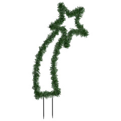 OMAXI Vánoční světelná dekorace s hroty Kometa 80 LED diod 62 cm 118393