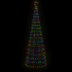 OMAXI LED vánoční stromek s hroty 570 barevných LED 300 cm 042322