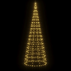 OMAXI LED vánoční stromek na stožár 550 teplých bílých LED diod 300cm 042384