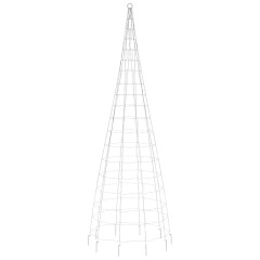 OMAXI LED vánoční stromek na stožár 550 barevných LED diod 300 cm 042407