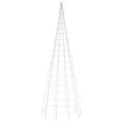 OMAXI LED vánoční stromek na stožár 550 modrých LED 300 cm 042414