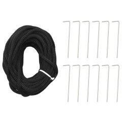 OMAXI LED vánoční stromek na stožár 1534 teplých bílých LED 500 cm 042421