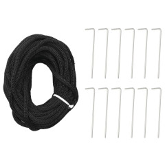 OMAXI LED vánoční stromek na stožár 1534 barevných LED diod 500 cm 042445