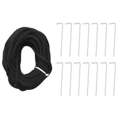 OMAXI LED vánoční stromek na stožár 3000 studených bílých LED 800 cm 042476