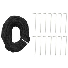 OMAXI LED vánoční stromek na stožár 3000 modrých LED 800 cm 042490